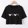 thumbnail image 5 of Plebaso T-Shirts Graphiques Courts pour Femmes Manches Courtes Imprimé Slim Col Rond T-Shirts d'Été Décontractés pour Femmes, 5 of 5