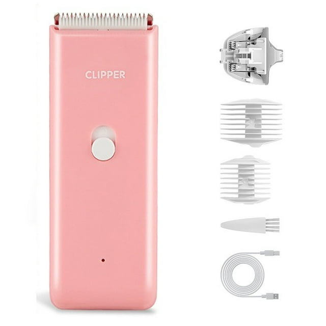 Cortador de pelo eléctrico impermeable para mascotas, portátil, con carga USB, recargable, para peines y afeitadoras de mascotas de bajo ruido, para animales pequeños y grandes