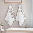 thumbnail image 2 of Coolnut Funny Halloween Ghost Hand Towels 2 PCS, Ultra Soft and Highly Absorbent, Let's Go Ghouls Decorative Fingertip Towel for Home, Bathroom, Kitchen, 28.3"x14.4", 2 of 4
