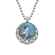thumbnail image 1 of Belleza azul hilo blanco pintura China Collares Colgante Retro Moon Stars Jewelry Unbranded M, 1 of 3