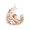Pink, variant on HOARBOEG 1st Christmas Ornament, Acrylic Moon Keepsake, 2026 Milestone Decoration for a Christmas Tree or Memory Display, Flat Printed Sleeping Figure with Cloud Lettering and a Crescent Outline