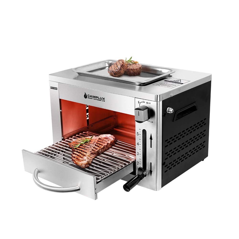 Camplux Propane Infrared Steak Grill,1600℉ Fast Efficient Heating