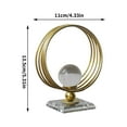 thumbnail image 2 of Creative Iron Art Crystal Ball Art Ornament Light Luxury Wine Cabinet Entrance TV Cabinet Living Room Home Furnishings Modern Decorative Ornaments, 2 of 2