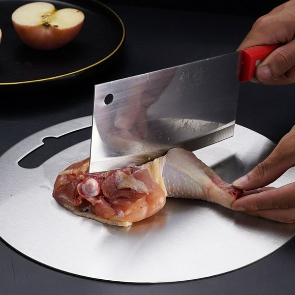 TopLLC Kitchen Essentials, Titanium Cutting Board - Stainless Steel Cutting Board For Kitchen 304 Chopping Board Food-Grade For Meat Fruit Vegetables Dishwasher Safe Can Be Hung cutting board