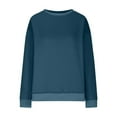 thumbnail image 6 of Oversized Crewneck Sweatshirt for Women with Pockets,Pullover Fall Fashion Tops with Pocket,Fall Causual Outfits, 6 of 9
