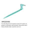 thumbnail image 5 of Uxcell Craft Cutting Tools, 360 Degree Rotating Cutter with 30 Degree Tip, Light Blue, 5 of 5