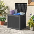 thumbnail image 5 of SONGMY 35 Gallon Outdoor Storage Box, Indoor Outside Deck Boxes Waterproof,Storage Bench Lockable Lid,Backyard Storage Bin For Package Delivery,Pool Accessories,Patio Cushions,Garden Tools, 5 of 6