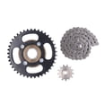 thumbnail image 3 of 420 Chain Sprocket Kit, 41T Rear Sprocket Steel Stable Power Transmission Perfect Fitting Anti Corrosion  For Modifications For Bike ANGGREK 41T Rear Sprocket, 3 of 8