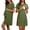 Army Green, variant on Nursing Nightgown 3 In 1 Maternity Nightgown Short Sleeve Nursing Gown Breasfeeding Sleepwear Delivery Dress