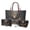 Black - Eagle Fire Cross, variant on DISNIMO Owl Flower Print Handbag Wallet Set for Women Large Tote Bag Fashion Top Handle Handbag with Makeup Pouch Wristlet Wallet, Gift for Mom Wife etc