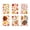 Orange, A, variant on 6 Pack Thanksgiving Maple Leaf Window Clings, Waterproof Decorative Pvc Window Stickers for Fall Harvest