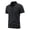 Black, variant on Adult Men's Polo T Shirts Short Sleeve Button Tees Shirts Basic Brown Mens Golf Shirts