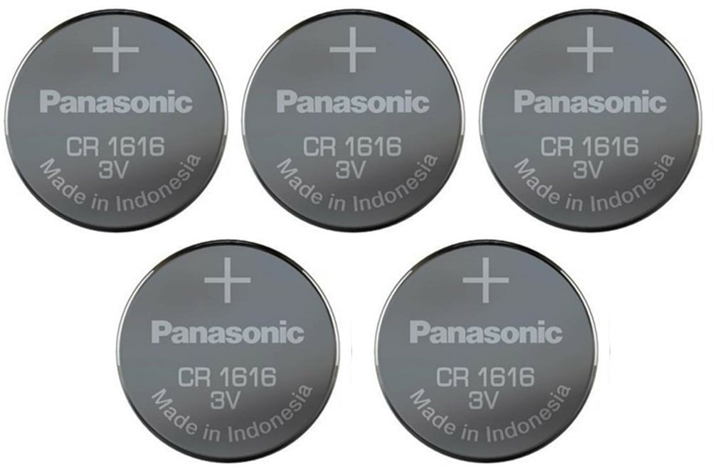 Panasonic CR1616 3V Coin Cell Lithium Battery Retail Pack of 5 