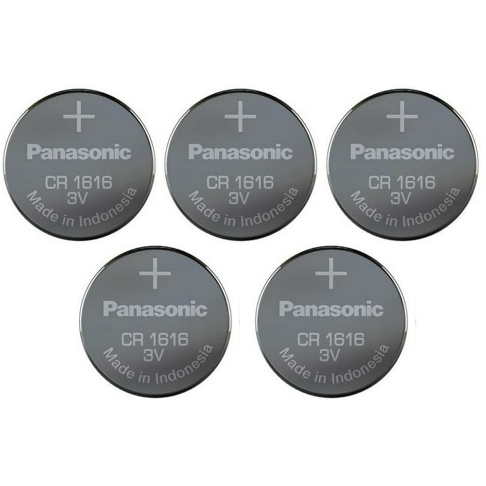 Panasonic CR1616 3V Lithium Button cell Battery x 5 batteries Walmart