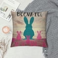 thumbnail image 2 of PHYHOO Pillow Covers Welcome Decor Cushion Cover Farmhouse Rabbit Spring Home Decorative Pillowcases , for Sofa Couch Patio, 2 of 5