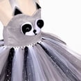 thumbnail image 3 of Festival 2024 Disfraz de mapache para cosplay, disfraz de animal para niñas, vestido de tutú, disfraz de carnaval, cumpleaños, fantasía, zoológico para niños, 3 of 4