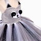 thumbnail image 4 of Festival 2024 Disfraz de mapache para cosplay, disfraz de animal para niñas, vestido de tutú, disfraz de carnaval, cumpleaños, fantasía, zoológico para niños, 4 of 5