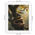 thumbnail image 2 of Paint By Numbers Kit for Adults Beginner - DIY Snake Coiled On Tree Branch Canvas Painting Kits for Adults, Frameless Paint By Number for Adults for Home Wall Decor 16x20 Inch, 2 of 7