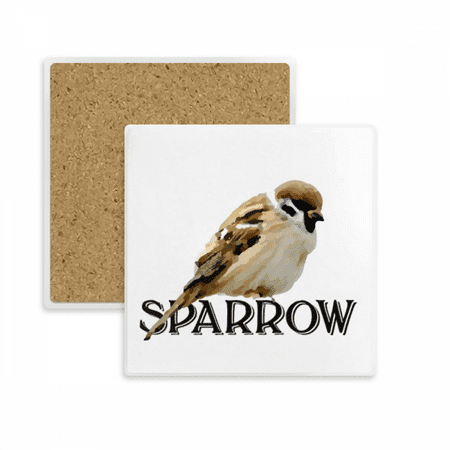 

Food Sleep Sparrows Birds Coaster Cup Mat Mug Subplate Holder Insulation Stone