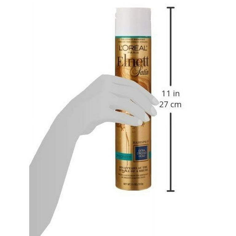 L'Oreal Paris Elnett Satin Extra Strong Hold Unscented Hair Spray, 11.0 oz  - Foods Co.