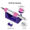 thumbnail image 5 of Portable Nail Drill, Electric Nail Drill Machine Set, Professional Milling Cutter For Manicure, Nail Files Drill Bits, Nail Salon Polisher Equipment ,Long Lasting, 5 of 6