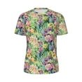 thumbnail image 5 of Wukai Blooming Cactus Print Men's Short-Sleeved Mesh T-Shirt,Quick-Dry Short Sleeve Workout T-Shirt-Medium, 5 of 8