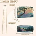 thumbnail image 4 of FORMRS Women Crossbody Purse with Chain Strap Vegan Leather Shoulder Handbag, Pine Tree Rainbow, 4 of 7