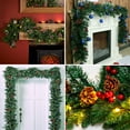 thumbnail image 4 of Cqxid Couronne à Moins de 30$ Guirlande de 10 Pieds Pré-Éclairée Baies Rouges Neige Guirlande de Noël avec 50 Lumières LED Décoration pour Arbre Intérieur Décoration de Vacances Décor de Noël, 4 of 7