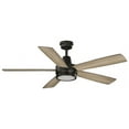 Hampton Bay Fanelee 54 in. LED Bronze Smart Ceiling Fan, Color Changing