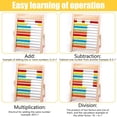 thumbnail image 3 of Wooden Abacus for Kids Math 10-Row Wooden Frame Abacus with Multi-Color Beads  Preschool Math Learning Toy Wooden Counting Abacus for Kids Toddlers, 3 of 9