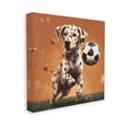 thumbnail image 4 of Stupell Industries Dog Playing Soccer Animals & Insects Painting Gallery Wrapped Canvas Art Print Wall Art, 24 x 24, 4 of 8
