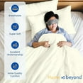 thumbnail image 4 of HNB Store 3pc Duvet Cover Set | 1000 TC Egyptian Cotton | Oversized King Size Duvet Cover with 2 Pillowcases | Ivory Solid, 4 of 8