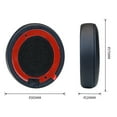 thumbnail image 5 of Ear Pads for Beats Solo 4 Headphones Replacement Earpads Cover Cushions with Memory Sponge Soft Protein Leather Noise Isolation Foam Ear Cups Headset Repair Parts, 5 of 6