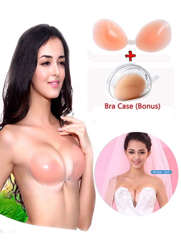 silicone push up bra