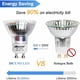 thumbnail image 4 of Bombilla halógena alternativa, paquete de 6 bombillas LED GU10, bombillas LED de bajo consumo no regulables, luz blanca neutra de 4000 K, fácil instalación, 230 V, ángulo de haz de 120°, larga vida, 4 of 6