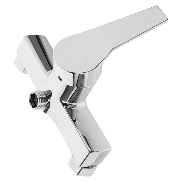 UPGRATOR Bathtub Taps Bathroom Faucet Chrome Ceramic Valve Core Save Space 1Set