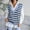 Blue, variant on Simua Sweater Vest Women,Sleeveless V Neck Argyle Plaid Long Preppy Loose Knitted Casual School Sweaters Tank Top