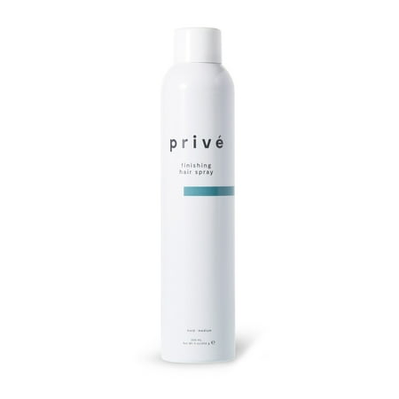 Privé Finishing Hair Spray - NEW 2019 FORMULA - Medium Hold Wonder (9 oz/200 mL) For all hair types. Ideal for volume, frizz control, shaping, control and (Best Spray In Bedliner 2019)