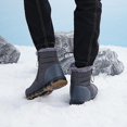 thumbnail image 5 of Winter Snow Ankle Boots Fur Lining Waterproof Outdoor Slip On Booties Sneakers for Women and Men, 5 of 13