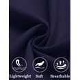 thumbnail image 5 of COOFANDY Men's Black Linen Shorts Casual Summer Beach Shorts Lightweight Cotton Flat Front Short 9 inch Inseam, 5 of 6