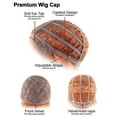 thumbnail image 5 of 80s Painter Wig and Beard Set – Unisex Brown Curly Bob Wig for Halloween & Cosplay, 5 of 7