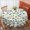 Excavator And Tree, variant on Excavator and Tree White Pattern Round Tablecloth 70"x70", Wrinkle Resistant Wipeable Table Cover for Kitchen Dining Room Picnic Patio and Party