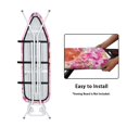 thumbnail image 4 of HELLHERO Ironing Board Cover 15"x54", 3 Fasteners Elastic Edge Soft Polyester Fabric Replacement Cover for Table Top Ironing Boards, Tailor Shop Use, 4 of 5