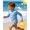 thumbnail image 5 of Boys Long Sleeve Swim Tops Sun Protection Quick Dry Swimwear Rashguard Surf Shirt for 3-14 Years, 5 of 5