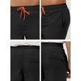 thumbnail image 6 of NOMADIC NOOK Men's Summer Beach Solid Color Drawstring Waist Swimsuit Board Shorts 2 Pack, 6 of 6
