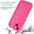 thumbnail image 3 of Compatible with iPhone 15 Case, Cheetah Print Shockproof Soft TPU Protective Case for Women Girls, Slim Anti Scratch Leopard Case for iPhone 15 6.1 Inch, Hot Pink, 3 of 7