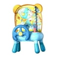 thumbnail image 3 of Catching Balls Toy CUTICAT juguete educativo Montessori juego de mesa azul con patas, 3 of 8