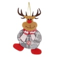 thumbnail image 2 of kiskick Festival Multi-purpose Cartoon Christmas Tree Pendant - Soft Texture Decorative Ornament, New Year Gift Featuring Cute Santa Claus, Snowman, Elk, and Bear Doll for Party Supplies, 2 of 8