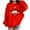 Red, variant on Lorytime Christmas Sweater for Kids Girls Boys Reindeer Hoodies Long Sleeve Pullover Drop Shoulder Cute Tops Red 3 Years