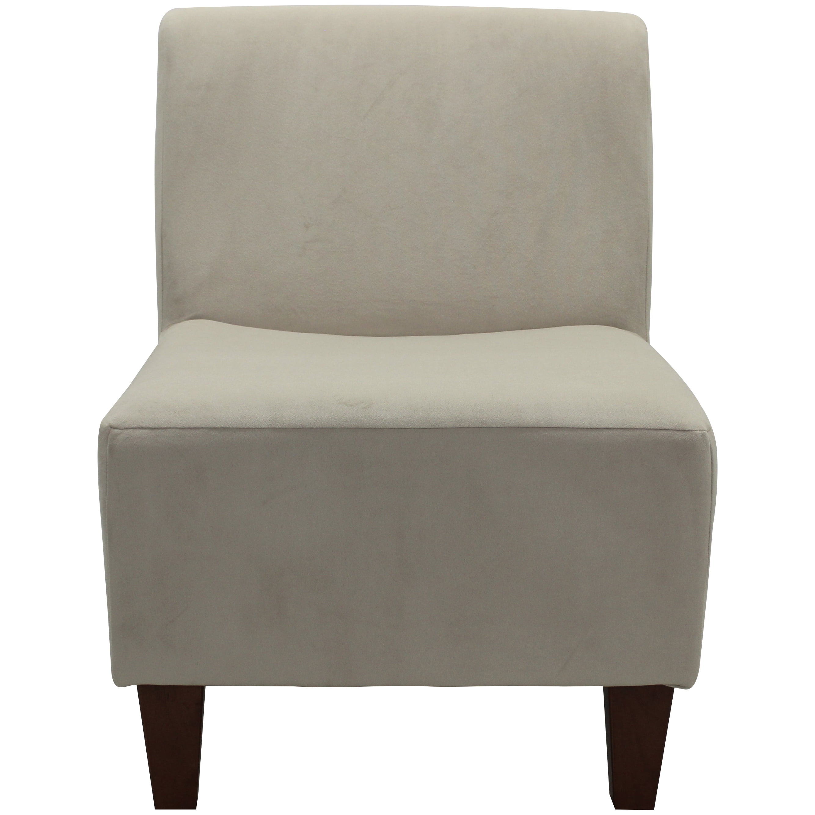 Mainstays Amanda Armless Accent Chair, Multiple Colors
